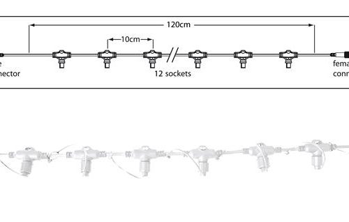 Tro- 010-105 Ps230x120Cm 12 Socket White