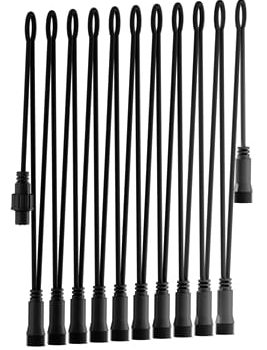 Tro- 010-109 Ps230 Cone Light String Divider 10 Socket Black