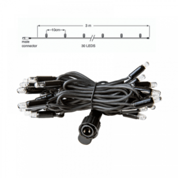 Tro- 011-118 Ps230 Endstring 3M Black Wre 3000K Ww