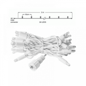 Tro- 011-128 Ps230 Endstring 3M White Wire 3000K Ww