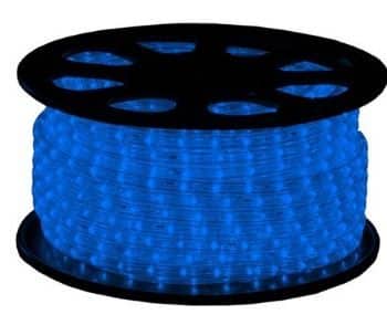 Tronix Lichtslang Led 240V Crystal Clear Blauw 51meter IP44 13mm Incl.Stekker