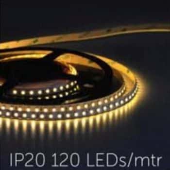 Greenline Ledstrip Flex W/W 3000K 5Mtr 120 Leds 12V 9.6W Per/Mtr IP20