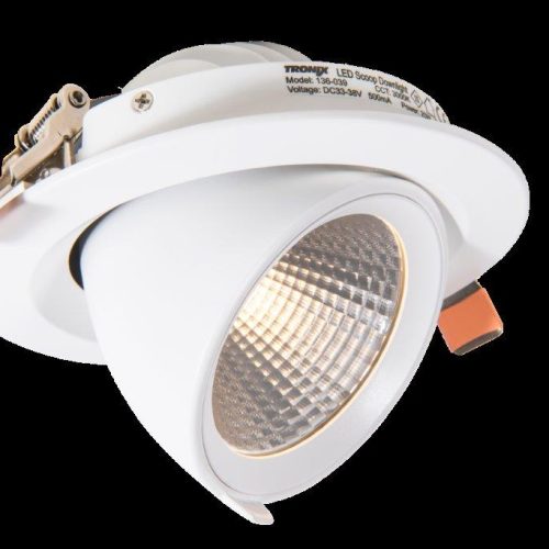 Tro- 136-081 DownLight 10W Adj 145Mm 24Gr 40Gr White Housing