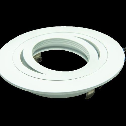 Tro- 148-028 Architectural Plate 70 White 1 Hole Round Adj