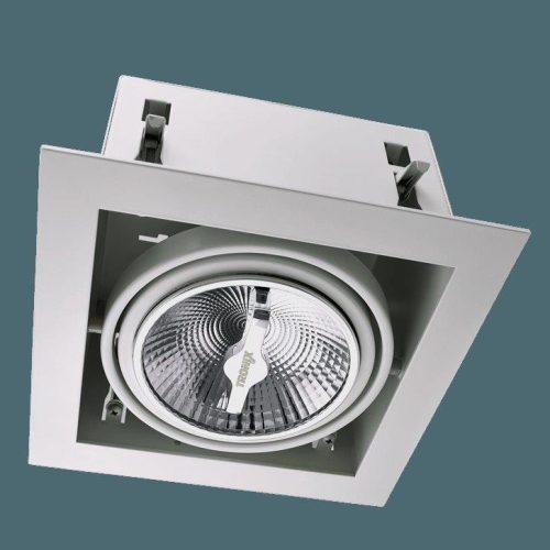 Tro- 148-044 Recessed-Trimless Fixture 1X Ar111 Full White Adjustable