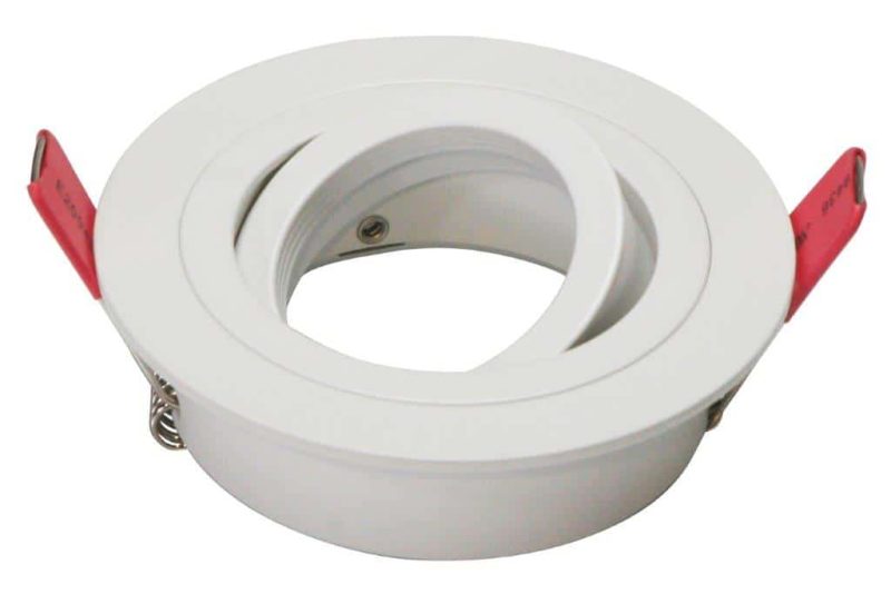 Tro- 148-557 Architectural Plate Eco White Round Adjustable