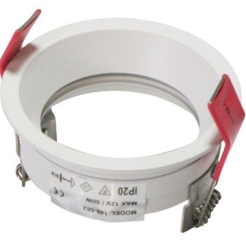 Tro- 148-562 Architectural Plate Eco White Round Flush-Mounted