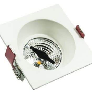 Tro- 148-579 Universal Standard 50Mm White Flush Mounted Square