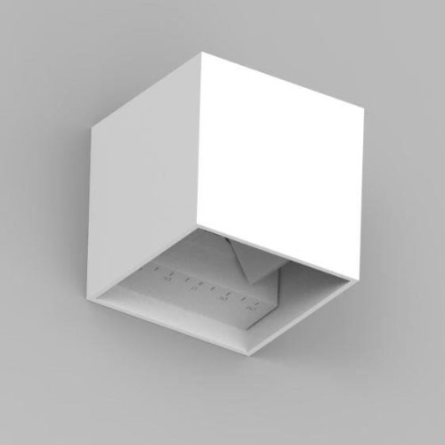Tro- 149-143 Wall lamp Cube 6W 10X10X10Cm White 3000K Dim IP65