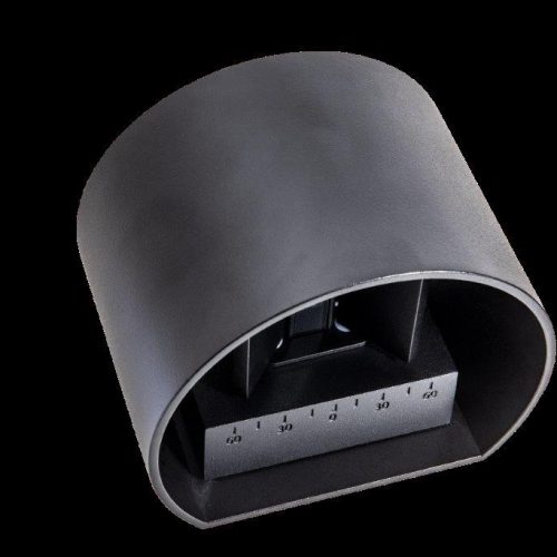 Tro- 149-146 Wall Lamp Half rond 6W 136X115X100Mm Black 3000K Dim Ip65