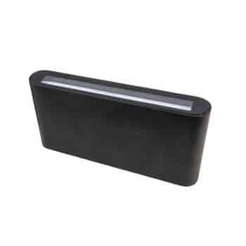 Tro- 149-155 Wall Lamp Up & Down 12.9W 175X90Mm Black 2700K Dim Ip65