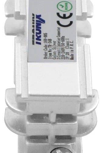Tro- 169-023 3-Phase Track White Interior Connector