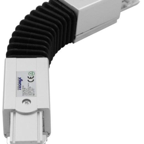 Tro- 169-035 3-Phase Track White Flexible Connector