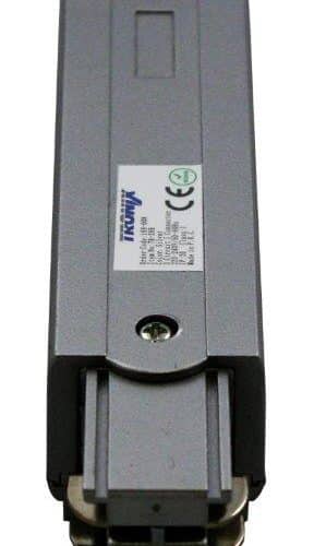 Tro- 169-044 3-Phase Track Black I Shape Connector