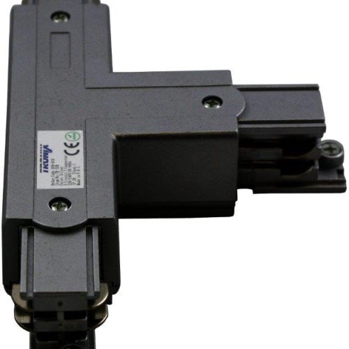 Tro- 169-046 3-Phase Track Black T Shape Left