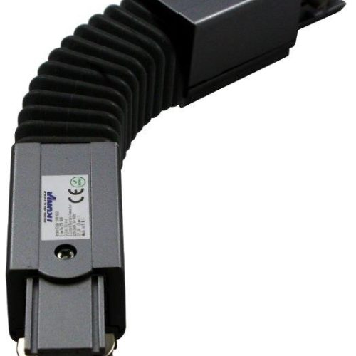 Tro- 169-072 3-Phase Track Black Flexible Connector