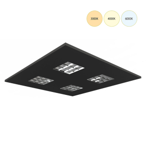 Tro- 174-271 Led Paneel 60x60 Tri-White Black Frame Ugr<17 - Afbeelding 3