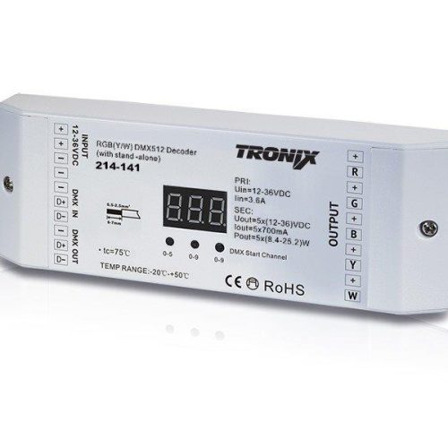 Tro- 214-141 Dmx Receiver 5 Channel X 700Ma Constant Current