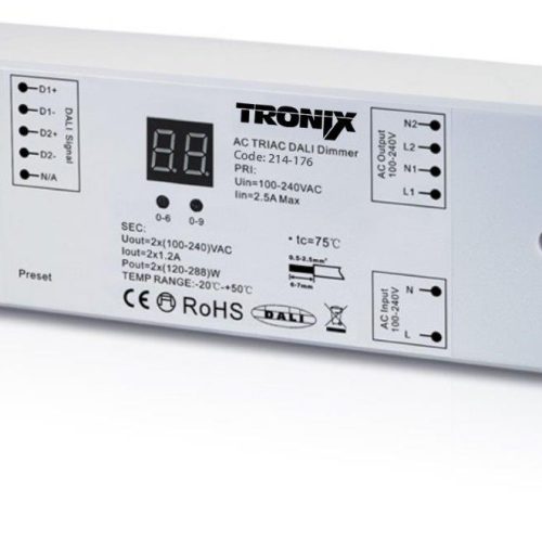 Tro- 214-176 Dim Dali Diming Module 2 Channels 230V Phase Cut Dim