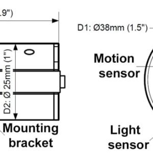 Tro- 214-202 Casambi Sensor Recessed Motion + Light White - Afbeelding 5
