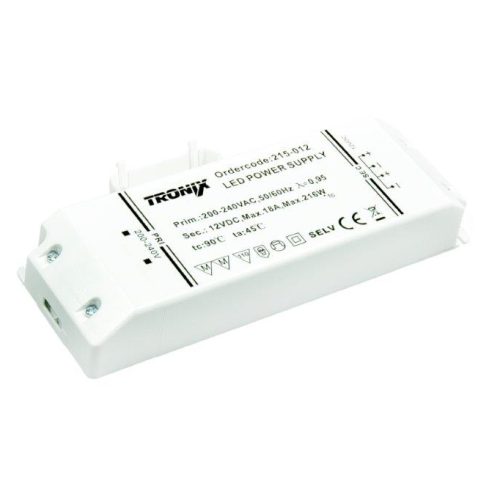 Tro- 215-012 Led Driver No-Dim 12V 216W IP20 195x67x31mm