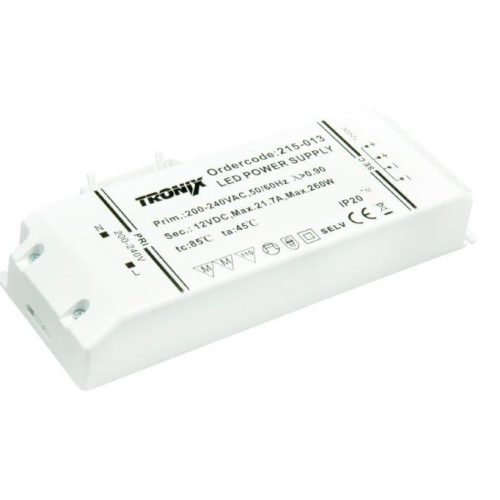 Tro- 215-013 Led Driver No-Dim 12V 264W IP20 215x78x35Grm