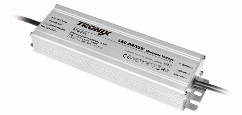 Tro- 215-316 Led Driver No-Dim 24V 100W Ip67