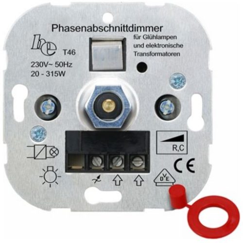 Dimmer Inbouw Universeel 20-315W Faseafsnij Electronische Trafo