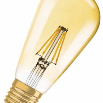 Osram Led 1906 ST64 Filament 6.5W Gold E27 2400K Helder Dimbaar