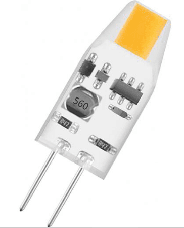 Vernauwd getuige Correct Osram Led Par Insteek 12V G4. No-Dim 1Watt-10W Micro 2700K 100L 523098