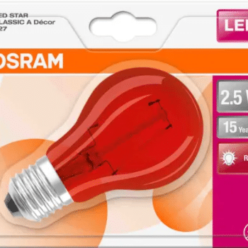 Osram Bls1 Led Star Standaardlamp 2-15W E27 Decor Rood Helder 45L