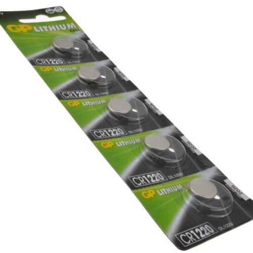 G.P Batterij Lithiumcell Cr1220 3-V Bls5 Actie Pack
