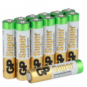 G.P Batterij Alkaline Ultra. Lr03 Aaa 1.5V Mini Penlite Box a 12stuks