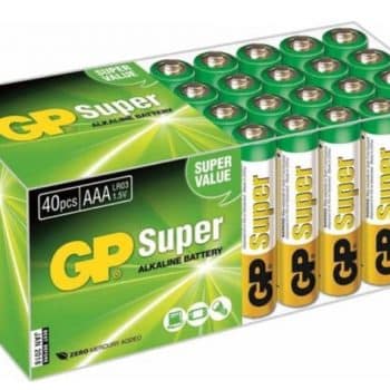 G.P Batterij Alkaline Ultra. Lr03 Aaa 1.5V Mini Penlite Box a 40stuks