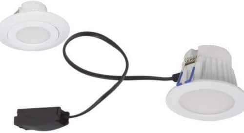 Robus LED Inbouwspot Taylor 7W 600-650lm 3000/4000/6500K dimb IP44 gatmaat 72mm buitenmaat 90mm