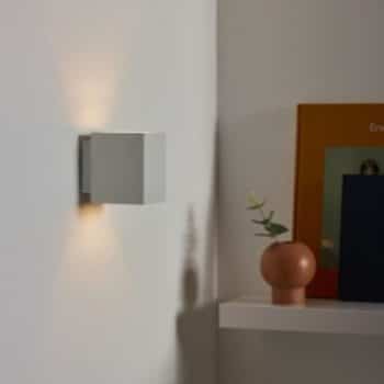 Lucide Wandlamp Binnen Xera. Vierkant Wit-Wit 1X G9. 23253-01-31