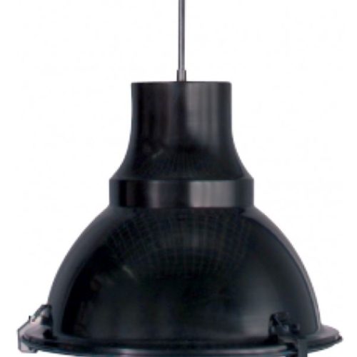 Steinhauer Hanglamp 5798ZW Parade zwart E27 fitting 1x75watt 40x150cm