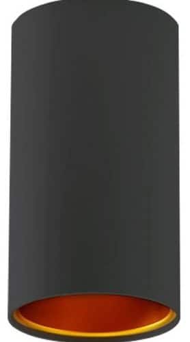 Roca- Chloe Mini opbouwspot  005002 Zwart / Goud Gu10 70x120 IP20