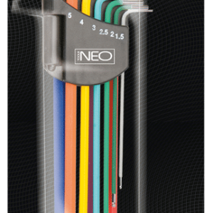 NEO Gereedschap Inbusset 1,5-10mm, Gekleurd Staal, TUV M+T - Afbeelding 3