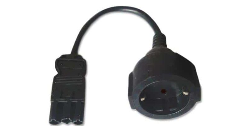 Tro- 595-030 GST18 Stekker verloopsnoer naar Contra RA Schuko 70cm