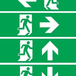 Tro- 600-006 Pictogram Set For Emergency Bulkhead 600-001