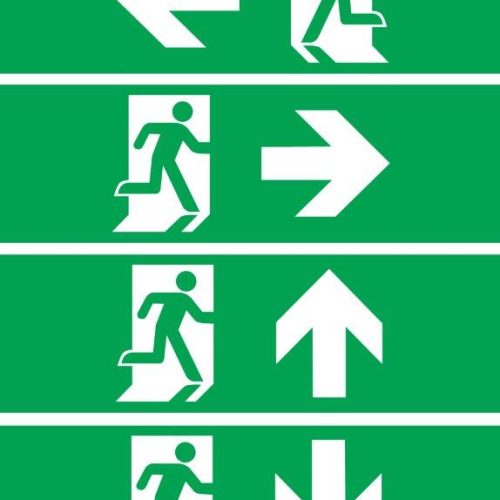 Tro- 600-006 Pictogram Set For Emergency Bulkhead 600-001