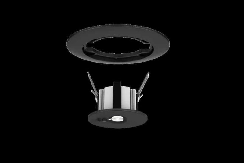 Tro- 600-024 Emergency Downlight 3W 55Mm Black Auto Test