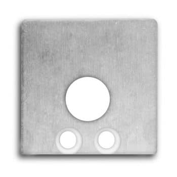 Tro- 8101028 E59 End Cap Alu For Profile Pn8 With Cable Conduit. 2Pcs