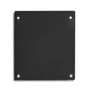 Tro- 8102023 End Cap E69 Alu Black Ral9005 For Profile Pn17. 2 Pcs. In