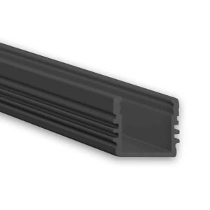 Tro- 8106024 Pl2 Led Profile 200Cm Black Ral9005. Led Strips Max 12Mm