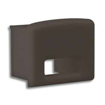 Tro- 8106054 E11B End Cap Black For Profile Pl5 With Cable Conduit. 1P