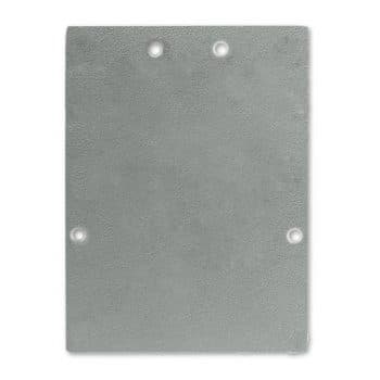 Tro- 8107210 E74 End Cap Silver For Profile Ll2. Incl Screws. 2Pcs