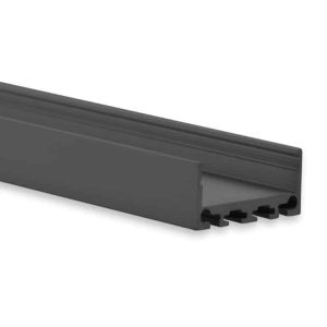 Tro- 8201014 Pn4 Led Profile 200Cm Black Ral9005 Led Strips Max 24Mm