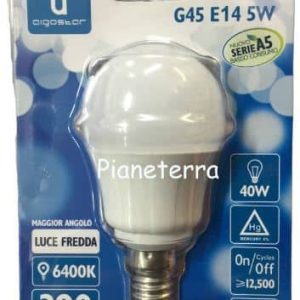 Aigostar Led Kogellamp E14 5W-40W C37 390L 6400K 280gr Opaal NoDim 176273 - Afbeelding 3